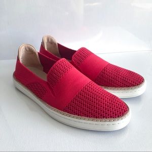 UGG Australia Red Sammy Slip-On Sneakers